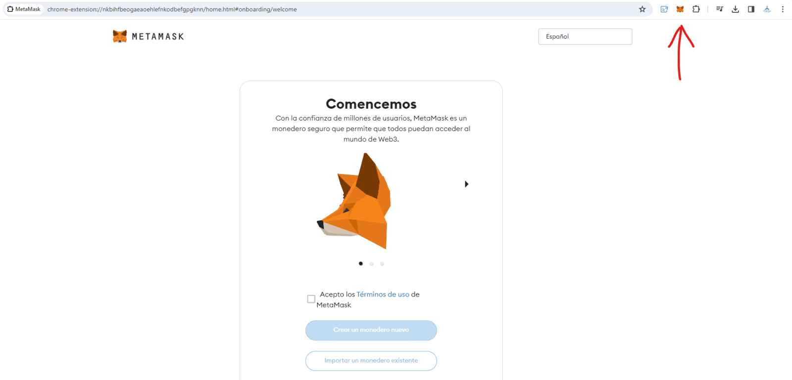 Extension MetaMask